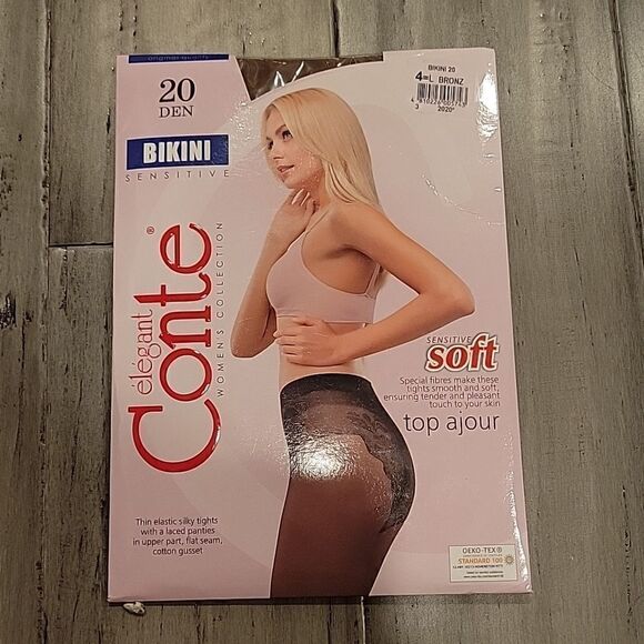 Elegant Corte woman's collection Bikini 20 den,bronz,4=L - Picture 1 of 5